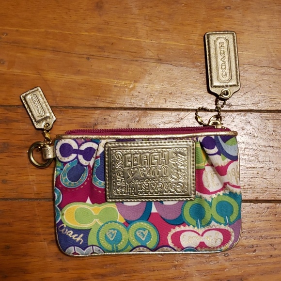 Coach Handbags - Poppy coach wallet or coin/change holder